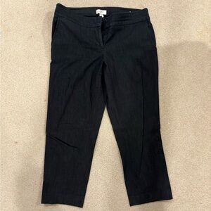 LOFT Dark Capri Pants